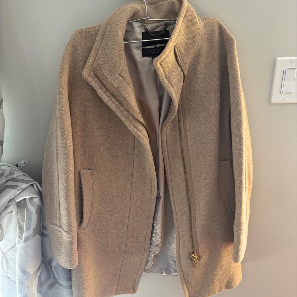 J CREW Blend Camel Coat - Ladies Jacket